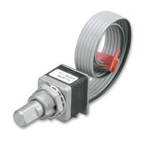 GRAYHILL 62A22-02-060C Rotary Encoder, Optical, Incremental, 16 PPR, 16 Detents, Vertical, With Push Switch