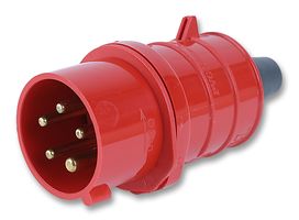 CEENORM 212001 Pin & Sleeve Connector, 16 A, 415 V, Cable Mount, Plug, 3P+N+E