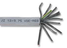 PRO POWER PPYY12C0.75 Multicore Cable, YY, Per M, Unscreened, 12 Core, 0.75 mm²