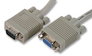 PRO SIGNAL EX243 Audio / Video Cable Assembly, D Subminiature H/D Plug, VGA, 15 Way