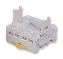 OMRON P7LF-06 Relay Socket, Panel, Screw, 6 Pins, 30 A