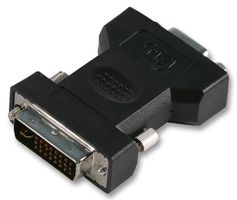 MULTICOMP PRO PSG00009 DVI to VGA Audio / Video Adapter, DVI-I Plug, VGA Receptacle