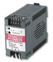 TRACO POWER TCL 060-112C AC/DC DIN Rail Power Supply (PSU), ITE, 1 Output, 48 W, 12 VDC, 4 A