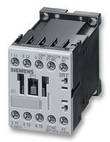SIEMENS 3RT10162BB41 Contactor, DIN Rail, 24 VDC, 3PNO, 3 Pole, 4 kW