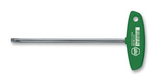 WIHA 01330 T-Handle Driver, TORX® T15, Chrome-Vanadium-Steel Blade, ChromTop® Tip, 126 mm