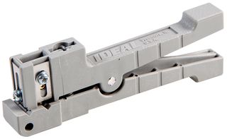 IDEAL 45-162 Cable Stripping Tool for Coaxial Cables, Three Adjustable Blades, 3.175mm Capacity