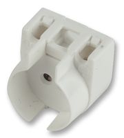 PRO ELEC LH263 Lamp Holder, T5/G5 Fluorescent Lamps, 500V, Polycarbonate, White