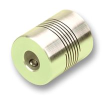 Huco 724.19.1818 Coupling, 4mm X 4mm, Aluminium