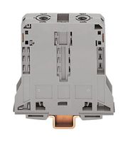 WAGO 285-195 DIN Rail Mount Terminal Block, 2 Ways, 4 AWG, 95 mm², Clamp, 232 A