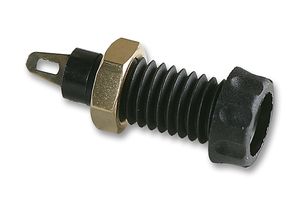 CLIFF ELECTRONIC COMPONENTS S14-BLACK Banana Test Connector, 4mm, Socket, Panel Mount, 10 A, 60 V, Black