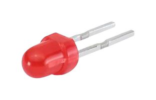 EAO 10-2601.3172K LED, Red, Through Hole, T-1 (3mm), 20 mA, 2 VDC, 635 nm