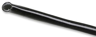 PRO POWER PP14790 Sleeving, Flexible, Braided, Fibreglass / Silicone, Black, 8 mm, 5 m, 16.4 ft