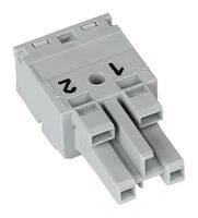 WAGO 770-242 Pluggable Terminal Block, 10 mm, 2 Ways, 4 mm², Push In