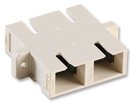 MOLEX 106167-0010 Fiber Optic Adapter, Multimode, SC Duplex, SC Duplex, Straight Adapter