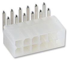 Amp Te Connectivity 1-1586041-2 Header, Right Angle, Ul94V-2, 12Way