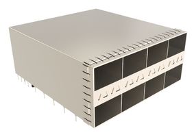 AMPHENOL COMMUNICATIONS SOLUTIONS U95R3Q5404LLH1B I/O Connector, QSFP+, 228 Position, with Light Pipe, Press-Fit