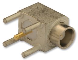 MOLEX 73366-0030 RF / Coaxial Connector, MCX Coaxial, Right Angle Jack, Through Hole Right Angle, 50 ohm, Brass