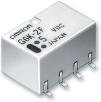 ARATAS G6K-2G-Y  DC24 Signal Relay, 24 VDC, DPDT, 1 A, G6K Series, Surface Mount, Non Latching