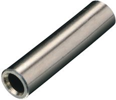 HARWIN R30-6010802 Spacer, Round, Brass, 3.3mm Internal Dia, 4.76mm Outer Dia, 8mm Length, R30 Series