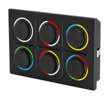 EAO K09-00.000014 Keypad, Rugged, J1939, 09 Series, 2 x 3