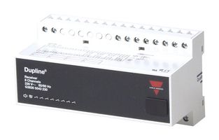 CARLO GAVAZZI G38305543115 Receiver, 115 VAC, 8 O/P, IP20, Dupline Series