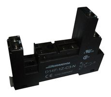 DURAKOOL D14F-1Z-C3-N Relay Socket, DIN Rail, Screw, 5 Pins, 10 A, 300 VAC, D14F Series