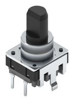 WURTH ELEKTRONIK 482012714003 Rotary Encoder, Mechanical, Incremental, 12 PPR, 12 Detents, Vertical, With Push Switch