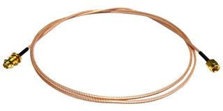 MUELLER ELECTRIC BU-4150031048 RF / Coaxial Cable Assembly, 48 ", 1.22 m, RG316, SMA Bulkhead Jack, SMA Plug, 50 ohm