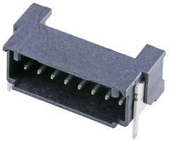 MOLEX 220030-1081 Pin Header, Wire-to-Board, 2 mm, 1 Rows, 8 Contacts, Through Hole Right Angle