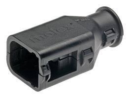 MOLEX 34951-1220. Connector Backshell, Black, 12 Position, Backshell