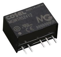 COSEL MGW1R50512 Isolated Through Hole DC/DC Converter, ITE, SIP, 4:1, 1.56 W, 2 Output, 12 V