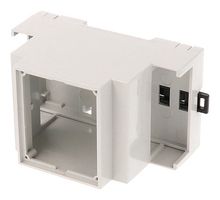 HAMMOND 1597DIN3MH53 Plastic Enclosure, DIN Rail, Polyphenylene Oxide (PPO), 90 mm, 53 mm, 58 mm