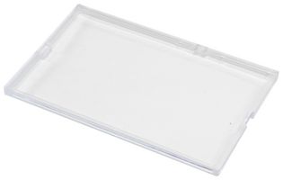 HAMMOND 1597D4MPRHTPC Enclosure Accessory, w/ Inlay, Top Cover, Polycarbonate, Transparent