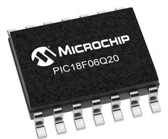 MICROCHIP PIC18F06Q20-I/ST 8 Bit MCU, PIC18 Family PIC18FxxQ20 Series Microcontrollers, PIC18, 64 MHz, 64 KB, 14 Pins, TSSOP