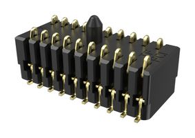 AMPHENOL COMMUNICATIONS SOLUTIONS 10157174-001TRLF Spring Loaded Connector, Bump, Compression Connector, 1.5 mm, 2 Row, 20 Contacts, Surface Mount