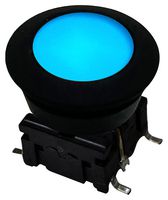 MEC 5GSH93502+10AQS16+AQW0916 Tactile Switch, Blue LED, 5G Series, Top Actuated, Surface Mount, Round Button, 3.5 N