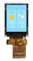 MIDAS DISPLAYS MDT0200FIH-MULTI TFT LCD, 2 ", 240 x 320 Pixels, Portrait, RGB, 3.3V