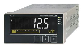 ENDRESS+HAUSER RIA45-A1A1 Process Indicator, 5 Digit, Current/RTD/Thermocouple/Voltage/Resistance, 24 to 230 V, -20 to 60 °C