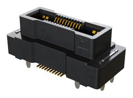 HARWIN F11-10002042R Mezzanine Connector, 4 Pwr Contact, Receptacle, 0.5 mm, 2 Rows, 24 Contacts