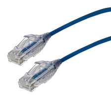 VIDEK 2994-8B Ethernet Cable, LSZH, Cat6, RJ45 Plug to RJ45 Plug, UTP (Unshielded Twisted Pair), Blue, 8 m