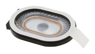 PUI AUDIO AS02008MO-R Speaker, 400 Hz to 20 kHz, 8 ohm, 1 W, 94 dB, Oval, SMD