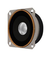 PUI AUDIO AS06608PS-R Speaker, 230 Hz to 12 kHz, 8 ohm, 5 W, 95 dBA, Square, Panel Mount