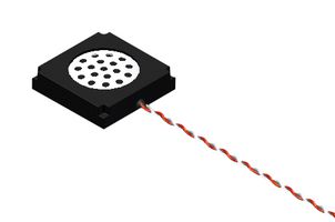 PUI AUDIO ASE02008MR-LW150-R Speaker, 800 Hz to 20 kHz, 8 ohm, 700 mW, 79 dBA, Square, SMD