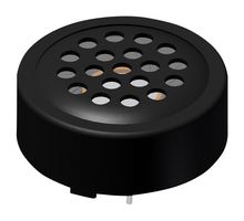 PUI AUDIO AST-03008MR-R Transducer, 500 Hz to 20 kHz, 8 ohm, 200 mW, 72 dBA, Round, Through Hole