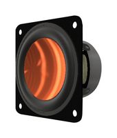PUI AUDIO AS05308AS-R Speaker, 100Hz to 40kHz, 8 ohm, 78dB, 20W, Square, Panel Mount