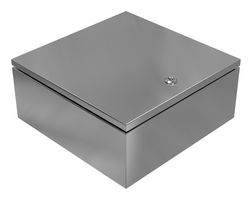 ROSE 37004416 Metal Enclosure, Industrial, Stainless Steel, 380 mm, 380 mm, 167 mm, IP66