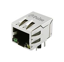 PULSE ELECTRONICS J00-0065NL Modular Connector, RJ45 Jack, 1 x 1 (Port), 8P8C, Cat5, Cat6, Through Hole Mount