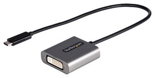 STARTECH CDP2DVIEC Converter, USB C to DVI Adapter, 1920x1200p USB-C to DVI-D Dongle for DVI Display/Monitor