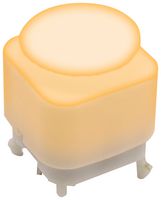 E-SWITCH PB350STRY Industrial Pushbutton Switch, 20 mA 2.2 V LED, PB350 Series, SPST-NO-DM, Momentary, Round, Yellow