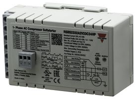 CARLO GAVAZZI RSBS2332A2V23C24HP Soft Starter, 1-Phase, 32 A, 195.5 to 264.5 VAC, 4.4 kW, IP20, RSBS Series